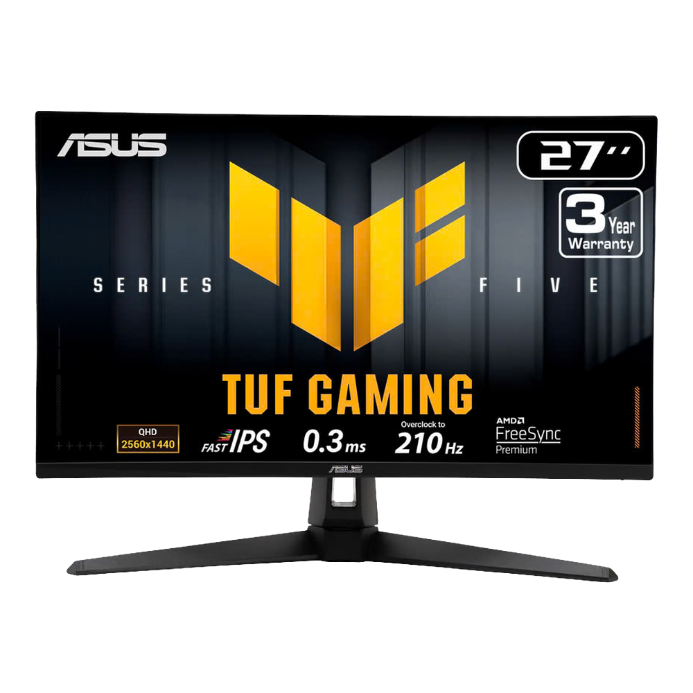 ASUS TUF Gaming VG27AQ5A 27" Monitor Rental in Da Nang | 2K 210Hz IPS