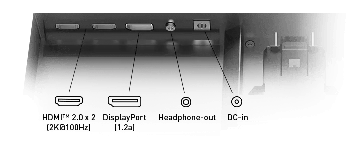 27 inch 1440p Monitor for hire (adjustable stand)